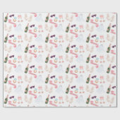 Papier Cadeau Papier d'enveloppement mariage (Plat)