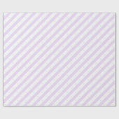 Papier Cadeau Papier d'enveloppement Mariage à rayures blanches  (Plat)