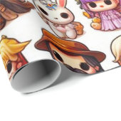 Papier Cadeau Papier d'enveloppement mini-dessin (Coin rond)