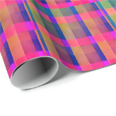 Papier Cadeau Papier d'enveloppement moderne et coloré (Coin rond)