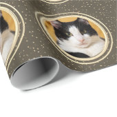 Papier Cadeau Papier d'enveloppement moderne neutre pour animaux (Coin rond)