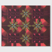 Papier Cadeau Papier d'enveloppement moderne unique Festive Chic (Plat)