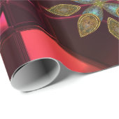 Papier Cadeau Papier d'enveloppement moderne unique Festive Chic (Coin rond)