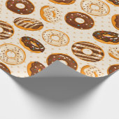 Papier Cadeau Papier d'enveloppement Motif à Donut (Coin)