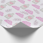 Papier Cadeau Papier d'enveloppement Motif cardiaque (Coin)