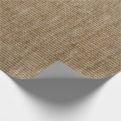 Papier Cadeau Papier d'enveloppement Motif de Burlap Rustique - (Coin)