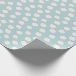 Papier Cadeau Papier d'enveloppement Motif de coque bleue