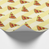 Papier Cadeau Papier d'enveloppement Motif de pizza (Coin)