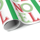 Papier Cadeau Papier d'enveloppement Motif NOEL Christmas (Coin rond)