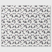 Papier Cadeau Papier d'enveloppement Motif Panda (Plat)