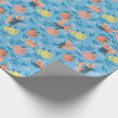 Papier Cadeau Papier d'enveloppement Motif Panda Sky Blue (Coin)