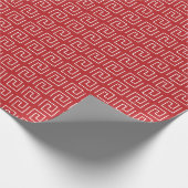 Papier Cadeau Papier d'enveloppement Motif rouge chinois (Coin)