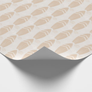 Papier Cadeau Papier D'Enveloppement Motif Sable Surfboard Et Sh