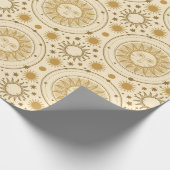 Papier Cadeau Papier d'enveloppement Motif Sun (Coin)