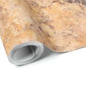 Papier Cadeau Papier d'enveloppement naturel en pierre (Coin rond)