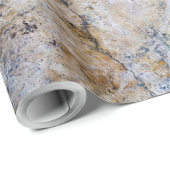 Papier Cadeau Papier d'enveloppement naturel en pierre (Coin rond)