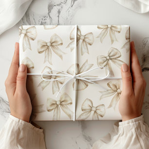 Papier Cadeau Papier d'enveloppement neutre élégant