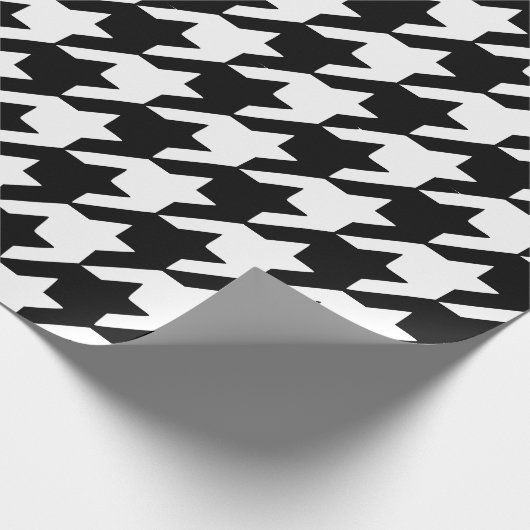 Papier Cadeau Papier d'enveloppement noir (Coin)