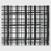 Papier Cadeau Papier d'enveloppement noir et blanc 2 (Plat)