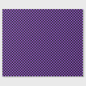 Papier Cadeau Papier d'enveloppement noir et violet moyen (Plat)