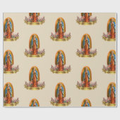 Papier Cadeau Papier d'enveloppement Notre-Dame de Guadalupe (Plat)