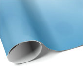 Papier Cadeau Papier D'Enveloppement Pastel Bleu Et Blanc (Coin rond)