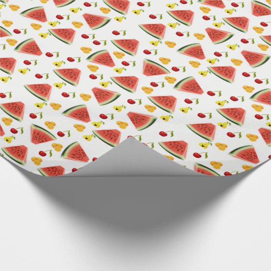 Papier Cadeau Papier d'enveloppement pastèque (Coin)
