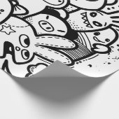 Papier Cadeau Papier d'enveloppement PERSONNALISABLE (Coin)