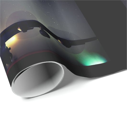 Papier Cadeau Papier d'enveloppement personnalisé KC-130 Turbopr (Coin rond)