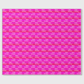 Papier Cadeau Papier d'enveloppement personnalisé tout temps (Plat)