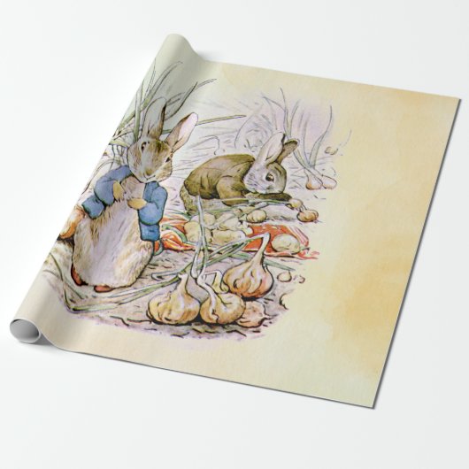 Papier Cadeau Papier d'enveloppement Peter Rabbit (Déroulé)
