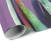 Papier Cadeau Papier d'enveloppement photo Plante ALone (Coin rond)