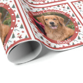 Papier Cadeau Papier d'enveloppement photo pour animaux de compa (Coin rond)