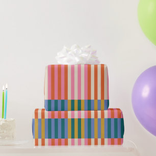 Papier Cadeau Papier d'enveloppement plat Festive moderne