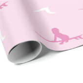 Papier Cadeau Papier d'enveloppement pour bébé surf (Coin rond)
