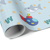 Papier Cadeau Papier d'enveloppement pour le temps de bain (Coin rond)