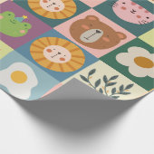 Papier Cadeau Papier d'enveloppement pour les animaux mignons (Coin)