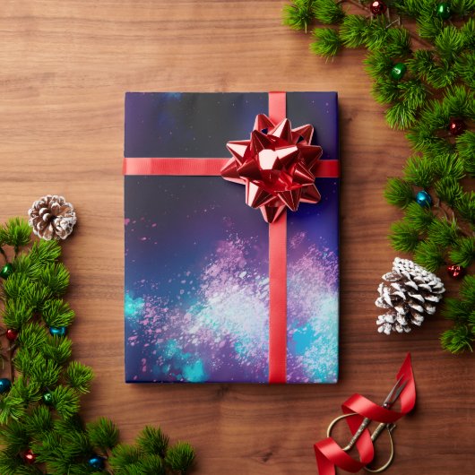 Papier Cadeau Papier d'enveloppement pour néon de nuit Sky (Cadeau de vacances)