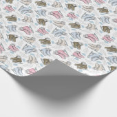 Papier Cadeau Papier d'enveloppement pour patinage sur glace (Coin)