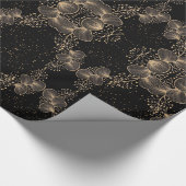 Papier Cadeau Papier d'enveloppement pour voile d'or (Coin)