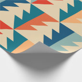 Papier Cadeau Papier d'enveloppement rétro de l'arbre de Noël (Coin)