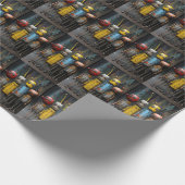 Papier Cadeau Papier d'enveloppement robotique (Coin)