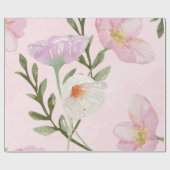 Papier Cadeau Papier d'enveloppement rose (Plat)