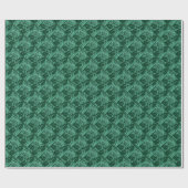 Papier Cadeau Papier d'enveloppement Rose-19-Jade en métal vert (Plat)