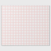 Papier Cadeau Papier d'enveloppement rose En vichy (Plat)
