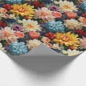 Papier Cadeau Papier d'enveloppement rose et jaune (Coin)