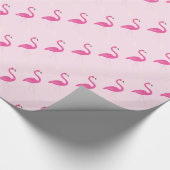 Papier Cadeau Papier d'enveloppement rose Flamant rose (Coin)