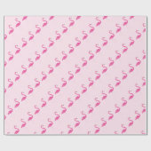 Papier Cadeau Papier d'enveloppement rose Flamant rose (Plat)