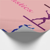 Papier Cadeau Papier d'enveloppement rose poutre (Coin)