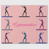 Papier Cadeau Papier d'enveloppement rose poutre (Plat)